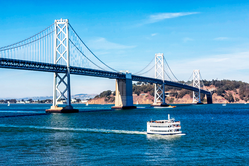 San Francisco Bay Bridge and Ferry